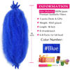 Picture of Afro Twist Hair 18 Inch 3 Packs, Springy Afro Twist Hair Pre Fluffed Spring Twist Hair Pre Separated Wrapping Hair for Soft Locs Hair Extensions (18 Inch (Pack of 3), Blue#)