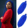 Picture of Afro Twist Hair 30 Inch 2 Packs, Springy Afro Twist Hair Pre Fluffed Spring Twist Hair Pre Separated Wrapping Hair for Soft Locs Hair Extensions (30 Inch (Pack of 2), Blue#)
