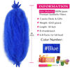 Picture of Afro Twist Hair 30 Inch 2 Packs, Springy Afro Twist Hair Pre Fluffed Spring Twist Hair Pre Separated Wrapping Hair for Soft Locs Hair Extensions (30 Inch (Pack of 2), Blue#)