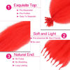 Picture of Hbegant Springy Afro Twist Hair 16 Inch 3 Packs, Marley Twist Braiding Hair Pre separated Afro Twist Hair for Faux Locs Afro Spring Twist Hair Extensions (16 Inch (Pack of 3), Red#)