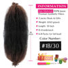 Picture of Afro Twist Hair 30 Inch 2 Packs, Springy Afro Twist Hair Pre Fluffed Spring Twist Hair Pre Separated Wrapping Hair for Soft Locs Hair Extensions (30 Inch (Pack of 2), 1B/30#)