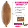 Picture of Afro Twist Hair 16 Inch 3 Packs, Springy Afro Twist Hair Pre Fluffed Spring Twist Hair Pre Stretched Wrapping Hair for Soft Locs Hair Extensions (16 Inch (Pack of 3), 27#)