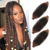 Picture of Afro Twist Hair Springy Afro Twist Hair 24 Inch 3 Packs Pre Fluffed Spring Twist Hair Pre Separated Wrapping Hair for Soft Locs Hair Extensions (24 Inch (Pack of 3), T30#)