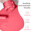 Picture of MAYCHAO 15ML Pink Gel Nail Polish 1Pc Pink Lemonade Gel Polish Soak Off UV LED Nail Polish Nail Art Starter Manicure Salon DIY at Home, 0.5 OZ