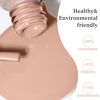 Picture of MAYCHAO 15ML Nude Gel Nail Polish 1Pc Natual Nude Gel Polish Soak Off UV LED Nail Polish Nail Art Starter Manicure Salon DIY at Home, 0.5 OZ