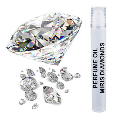 Picture of MIRIS Perfume Oil Diamonds Unisex For Women and Men Roll-On Alcohol Free | 0.34 Fl Oz / 10 ml