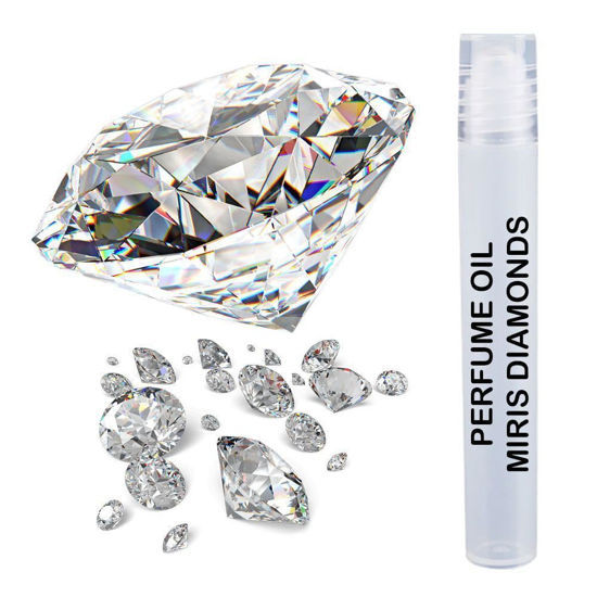 Picture of MIRIS Perfume Oil Diamonds Unisex For Women and Men Roll-On Alcohol Free | 0.34 Fl Oz / 10 ml