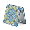 Picture of OMIRO 1X/3X Magnifying Mirror, Unique Painting Compact Mirror with Classical PU Leather (Flower Mandala 2)