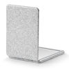 Picture of OMIRO Compact Mirror, Glitter PU Leather 1X/3X Magnification, Ultra Portable for Purses, 2.4" W x 3.4" L (Silver)