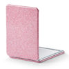 Picture of OMIRO Compact Mirror, Glitter PU Leather 1X/3X Magnification, Ultra Portable for Purses, 2.4" W x 3.4" L (Pink)