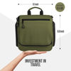 Picture of VENTURE 4TH Hanging Travel Toiletry Bag for Women & Men - Travel Organizer with Expandable Compartments & Removable Clear Pouch for Toiletries (Forest Green)