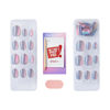 Picture of KISS imPRESS No Glue Mani Press-On Nails, Color FX, 'Fly Up', Silver, Short Size, Oval Shape, Includes 30 Nails, Prep Pad, Instructions Sheet, 1 Manicure Stick, 1 Mini File