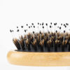 Picture of RHOS Mini Boar Bristle Hair brush for Women/Men/Kids-Small bamboo Paddle Brush for Smoothing/Detangling/Adding Shine-Travel Size bamboo Hair Brush for Pocket,Bag