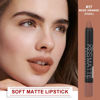 Picture of evpct DNM 1Pcs Light Nude Brown Matte Lipstick and Lip Crayon Liner Pencil Set for Women Lip Stain Long Lasting Waterproof labiales mate magicos 24 horas originales pintalabios permanente 24 horas 17