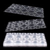 Picture of Allstarry 288pcs (12 Sheets) Nail Adhesive Tabs Large Size Waterproof Breathable Glue Tabs Double-Sided Fake Nail Jelly Sticker Super Sticky Nail Glue Sticker Transparent Flexible for Manicure