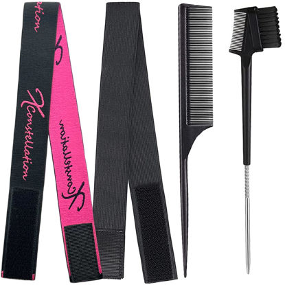 Picture of Wig Edge Control Band for Women - Elastic Headbands for Lace Front Wigs, Lay Baby Hair, Grip Edges, Wig Accessories