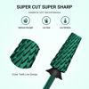 Picture of MelodySusie Super Cut Edition 5 in 1 Nail Drill Bits, 3/32'' Carbide Tungsten Multi-function Bits, Suitable for Manicure Pedicure Cuticle Gel Polishing, Green, Series Bit-M, XC