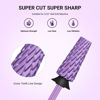 Picture of MelodySusie Super Cut Edition 5 in 1 Nail Drill Bits, 3/32'' Carbide Tungsten Multi-function Bits, Suitable for Manicure Pedicure Cuticle Gel Polishing, Purple, Series Bit-M, XC