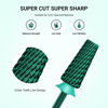 Picture of MelodySusie Super Cut Edition 5 in 1 Nail Drill Bits, 3/32'' Carbide Tungsten Multi-function Bits, Suitable for Manicure Pedicure Cuticle Gel Polishing, Green, Series Bit-M, C