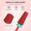 Picture of MelodySusie Super Cut Edition 5 in 1 Nail Drill Bits, 3/32'' Carbide Tungsten Multi-function Bits, Suitable for Manicure Pedicure Cuticle Gel Polishing, Red, Series Bit-M, C