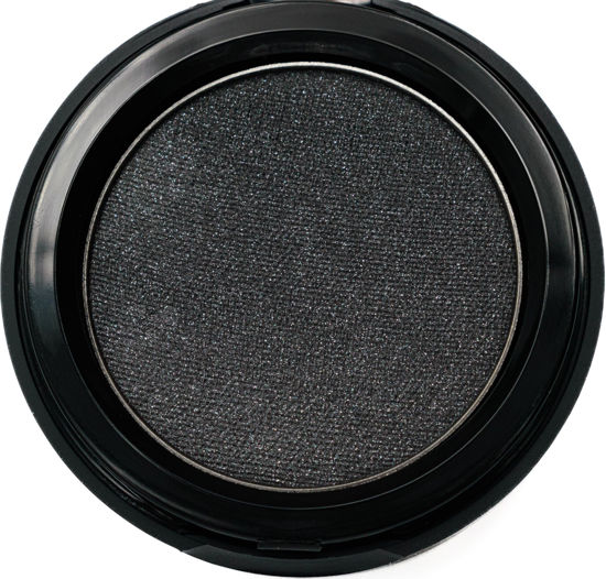Picture of Pure Ziva Marcasite Shimmering Glitter Black Onyx Chrome Dark Grey Pressed Powder Single Vegan Eyeshadow; Talc, Paraben & Cruelty Free