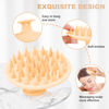 Picture of Meartchy Silicone Scalp Massager Shampoo Brush, Scalp Scrubber for Hair Growth (Salmon Pink)