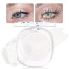 Picture of Eye shadow low saturation delicate long-lasting eye shadow palette, Monochrome Glittler Eyeshadow, pressed glitter eyeshadow, Glittle Pressed Powder Single Vegan Eyeshadow, (04 Glittle Pearl White)