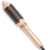 Picture of TYMO Thermal Brush Heated Round Brush - STYLUX Blowout Brush with Flexi-Fit Tech for Hair Straightening, Curling Brush Styler Tools, Straightener and Curler 2 in 1, Dual Voltage, Quick & Easy, Pink