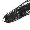 Picture of LMZIM 18 Inch 8 Packs Boho Box Braids Crochet Hair Bohemian Crochet Box Braids with Curly Ends Hippie Braids Braiding Hair Goddess Box Braids (18 inch, 2)