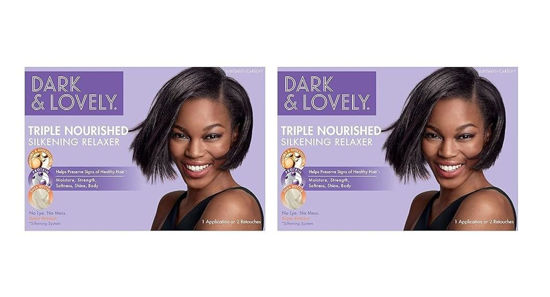 Picture of SoftSheen-Carson Dark and Lovely Healthy Gloss 5 Moisturizing No-Lye Relaxer with Shea Butter, Super, 2 Count
