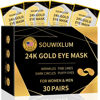 Picture of Under Eye Patches For Puffy Eyes 30Pairs, 24K Gold Eye Mask For Dark Circles and Puffiness, Under Eye Mask Patches Skincare, Eye Gel Pads, Eye Patches For Wrinkles, Puffy Eyes Bags Treatment Women Men