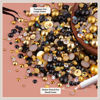 Picture of 80g Flatback Pearls and Rhinestones for Crafting, Golden Black 3-10mm Resin Rhinestones and Half Pearls for Bedazzling, Nail Art and Dec with 3pcs 10ml B7000 Jewelry Glue, Tweezer and Pickup Pencil