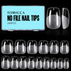 Picture of TOMICCA Extra Short Square Nail Tips,Fake Nails Half Matte Acrylic Gel Nail Tips 240Pcs Full Cover False Nails 12 Sizes for Nail Extension Home DIY Salon