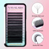 Picture of VAVALASH W-shaped Eyelash Extension 5D Premade Fans 0.07 D Curl Volume Lash Extensions Easy Fanning Lashes Matte Black Volume Premade Cluster W Lashes(W Shaped-5D-0.07-D-8-15mm）