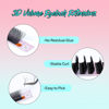 Picture of VAVALASH W-shaped Eyelash Extension 5D Premade Fans 0.07 D Curl Volume Lash Extensions Easy Fanning Lashes Matte Black Volume Premade Cluster W Lashes(W Shaped-5D-0.07-D-8-15mm）