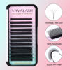 Picture of VAVALASH W-shaped Eyelash Extension 4D Premade Fans 0.07 D Curl Volume Lash Extensions Easy Fanning Lashes Matte Black Volume Premade W Lashes(W Shaped-4D-0.07-D-11mm）