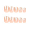 Picture of Curvlife Press on Nails Acrylic Fake Nails with Design Full Cover False Nails for Women Reusable Nail Kit with Nail Glue Adhesive Tabs Nail File (fluid gold, 24pcs)