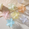 Picture of Sisiaipu Hawaiian Flower Hair Clips for Women 6 Pack Flower Hair Claw Clips Plumeria Claw Clips for Thin Hair Large Claw Clips for Thick Hair Beach Tropical Hair Accessories for Girls - Ice cream