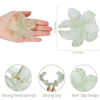 Picture of Sisiaipu Hawaiian Flower Hair Clips for Women 6 Pack Flower Hair Claw Clips Plumeria Claw Clips for Thin Hair Large Claw Clips for Thick Hair Beach Tropical Hair Accessories for Girls - Ice cream