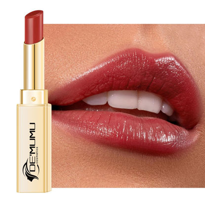 Picture of DE'MUMU Berry Red Lipstick for Women Hydrate Lipstick Glossy Moisture Lip Gloss Sheer-Medium Coverage Long Lasting Lipsticks for Dry Lips, DM101 Cranberry