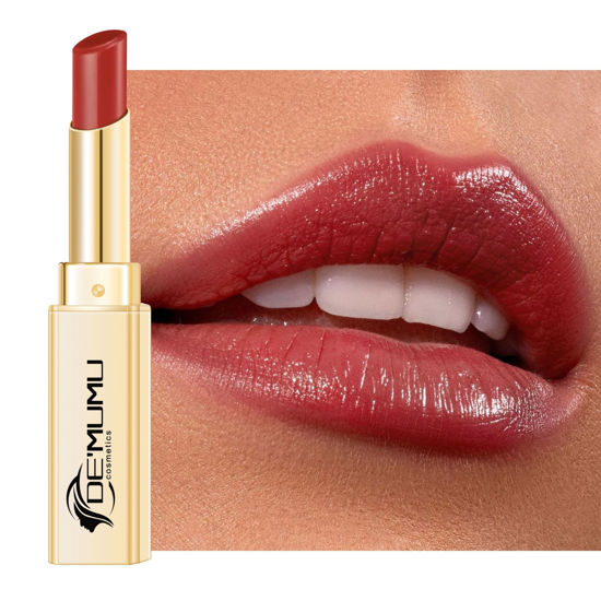 Picture of DE'MUMU Berry Red Lipstick for Women Hydrate Lipstick Glossy Moisture Lip Gloss Sheer-Medium Coverage Long Lasting Lipsticks for Dry Lips, DM101 Cranberry