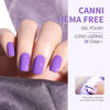 Picture of CANNI Purple Gel Nail Polish, 1Pcs Dark Purple Gel Polish Lavender Purple Color Nail Polish Gel High Gloss Soak Off U V Gel Nail French Nail Manicure Salon DIY