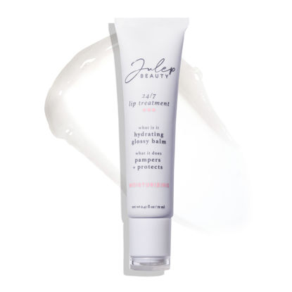Picture of Julep 24/7 Lip Treatment - Hydrating & Glossy Lip Balm and Lip Sleeping Mask with Shea Butter - Moisturize, Protect & Soothe - Vegan & Cruelty-Free - Clear