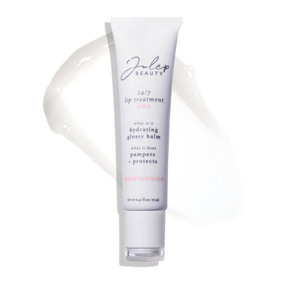 Picture of Julep 24/7 Lip Treatment - Hydrating & Glossy Lip Balm and Lip Sleeping Mask with Shea Butter - Moisturize, Protect & Soothe - Vegan & Cruelty-Free - Clear