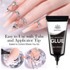 Picture of BORN PRETTY Nail Rhinestone Glue Gel for Nails Super Strong Gel Nail Glue for Nail Charm 3D Nails Gems Beads Nail Art Jewels Cured Need Nail Art DIY at Home 30ML