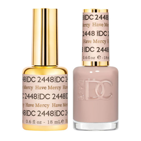 Picture of DND Gel DC Sheer Polish Set - 1 each of Gel Polish and Nail Polish, Have Mercy, 0.5 Fl Oz