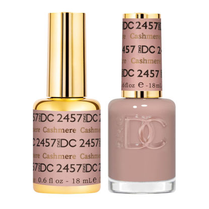 Picture of DND Gel DC Sheer Polish Set - 1 each of Gel Polish and Nail Polish, Cashmere, 0.5 Fl Oz