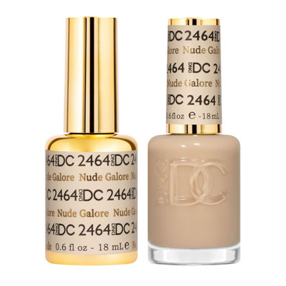 Picture of DND Gel DC Sheer Polish Set - 1 each of Gel Polish and Nail Polish, Nude Galore, 0.5 Fl Oz