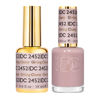 Picture of DND DC Gel Polish Set, Sheer Collection, UV/LED Gel Polish and Air Dry Nail Lacquer, Matching Chip-Free Polish Duo, 2452 Giving Classy, 0.5 Fl Oz