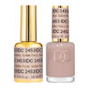 Picture of DND DC Gel Polish Set, Sheer Collection, UV/LED Gel Polish and Air Dry Nail Lacquer, Matching Chip-Free Polish Duo, 2453 Ballet Fairy, 0.5 Fl Oz